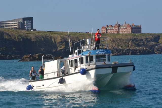 Atlantic Diver at sea